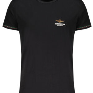 AERONAUTICA MILITARE T-SHIRT ESTERNABILE UOMO NERO