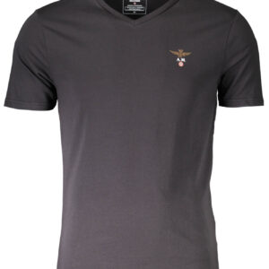 AERONAUTICA MILITARE T-SHIRT ESTERNABILE UOMO NERO