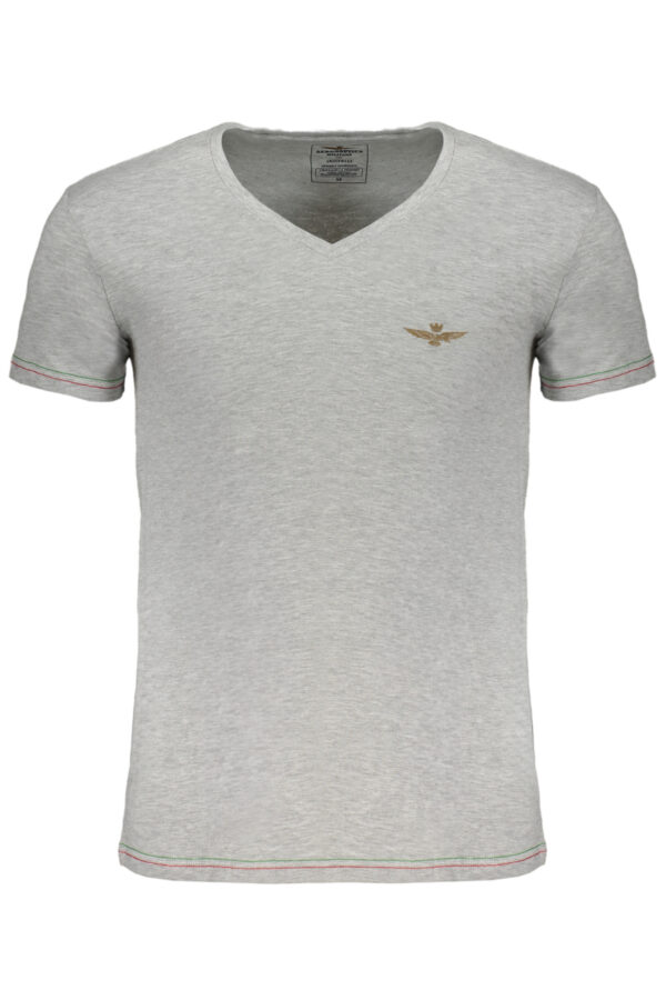 AERONAUTICA MILITARE T-SHIRT MANICHE CORTE UOMO GRIGIO