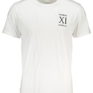 BIKKEMBERGS T-SHIRT MANICHE CORTE UOMO BIANCO