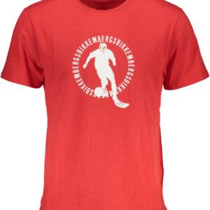 BIKKEMBERGS T-SHIRT MANICHE CORTE UOMO ROSSO