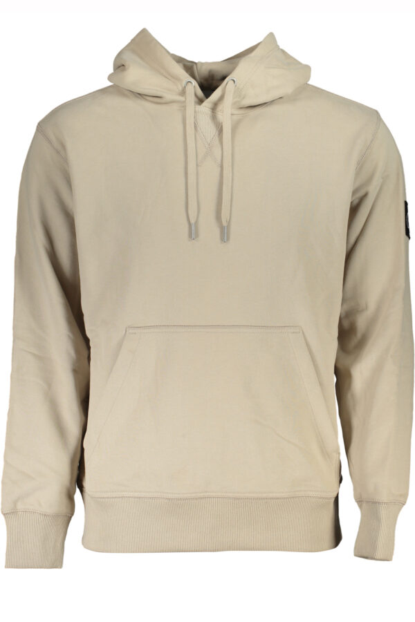 CALVIN KLEIN FELPA SENZA ZIP UOMO BEIGE