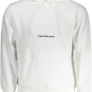 CALVIN KLEIN FELPA SENZA ZIP UOMO BIANCO