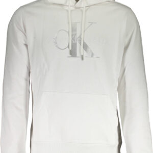 CALVIN KLEIN FELPA SENZA ZIP UOMO BIANCO