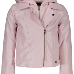 GUESS JEANS GIACCA SPORTIVA BAMBINA ROSA