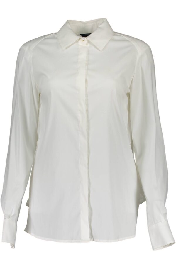 GUESS MARCIANO CAMICIA MANICHE LUNGHE DONNA BIANCO