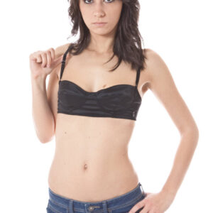 JOHN GALLIANO REGGISENO A BALCONCINO DONNA NERO