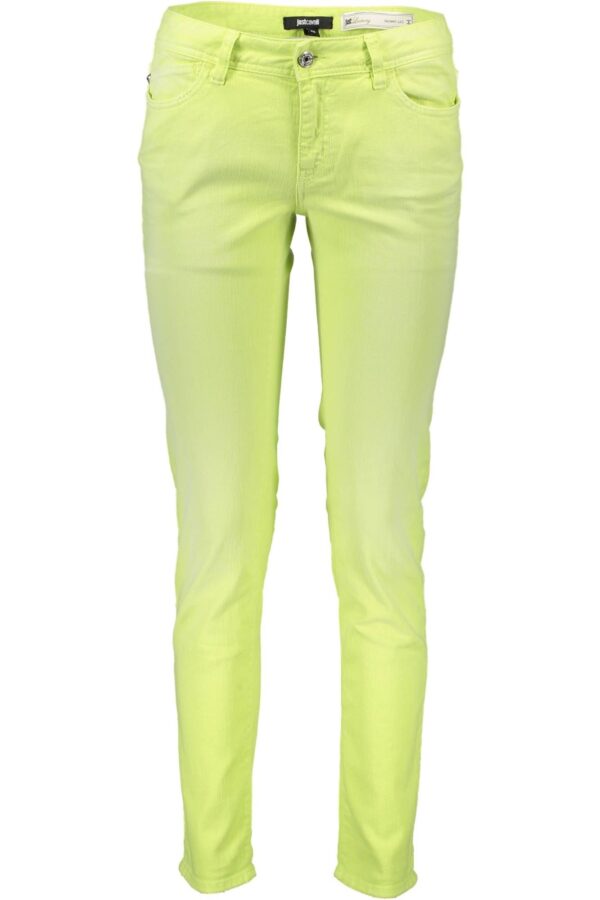 JUST CAVALLI PANTALONE DONNA GIALLO