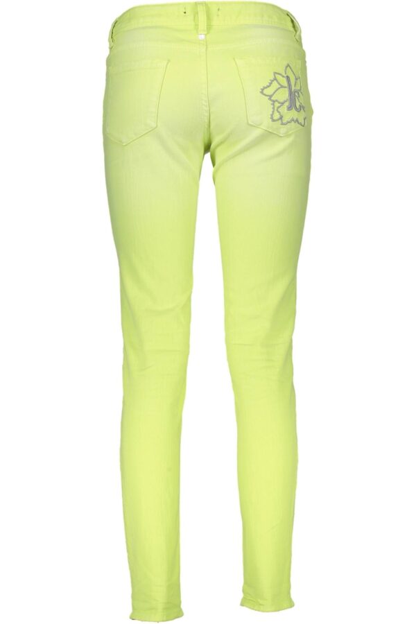 JUST CAVALLI PANTALONE DONNA GIALLO - immagine 2