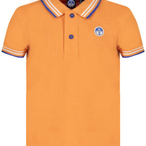 NORTH SAILS POLO MANICHE CORTE BAMBINO ARANCIO