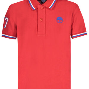 NORTH SAILS POLO MANICHE CORTE BAMBINO ROSSO