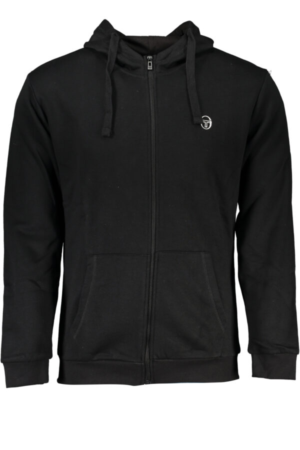 SERGIO TACCHINI FELPA CON ZIP UOMO NERO