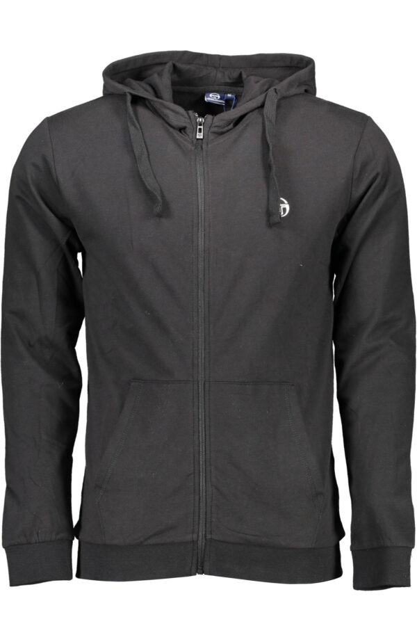 SERGIO TACCHINI FELPA CON ZIP UOMO NERO